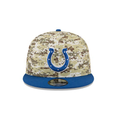 Indianapolis Colts 2025 Salute to Service Fan Gear 9FIFTY Snapback Hat