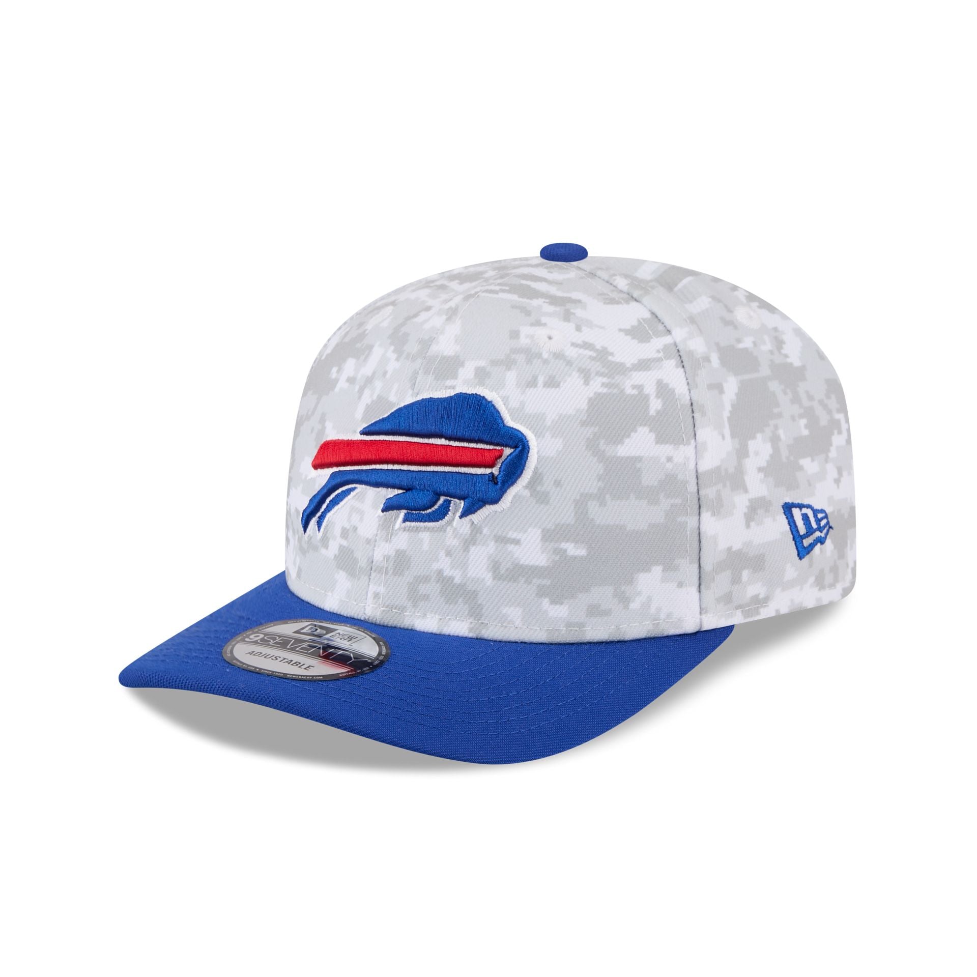 Buffalo Bills 2025 Salute to Service Fan Gear 9SEVENTY Stretch-Snap Hat