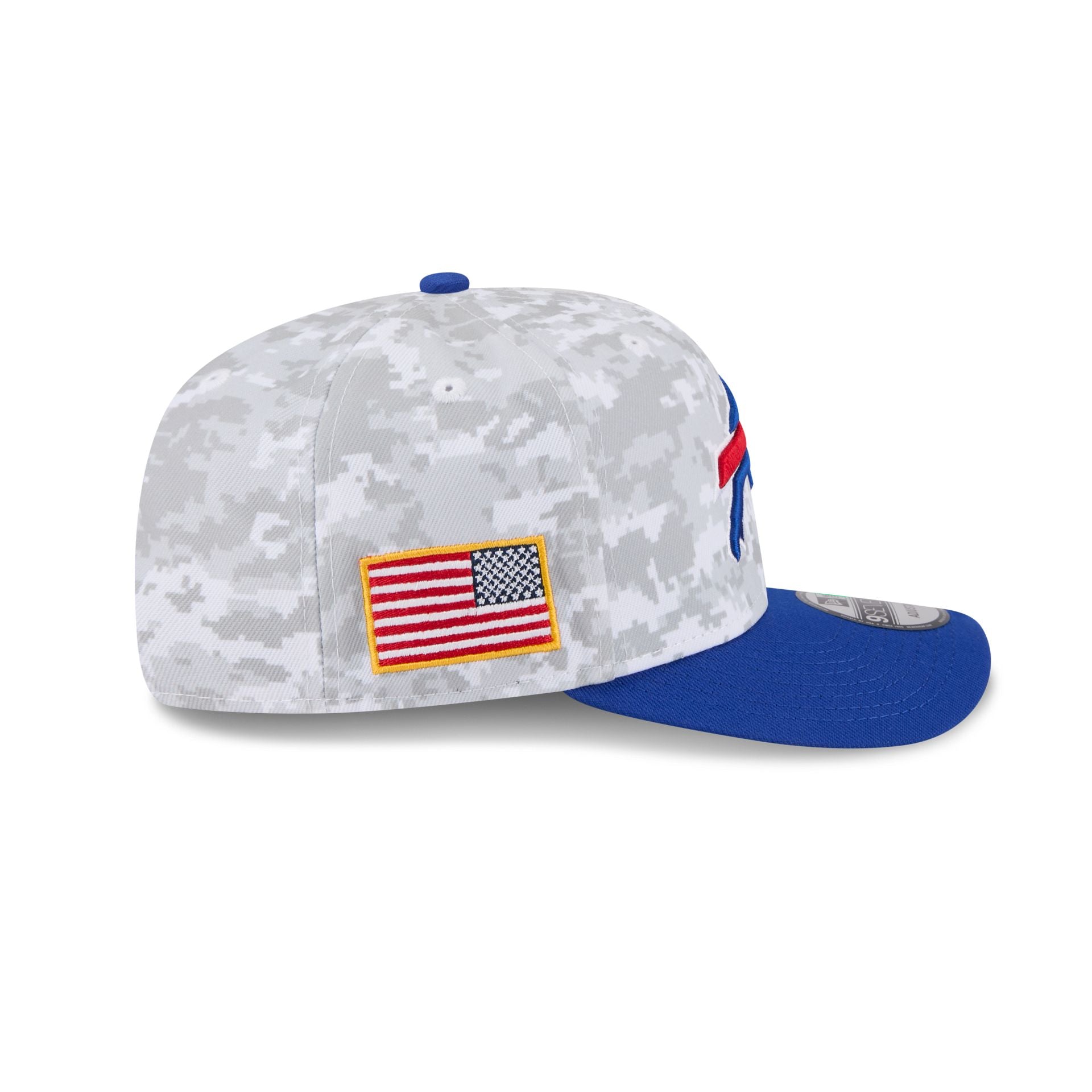 Buffalo Bills 2025 Salute to Service Fan Gear 9SEVENTY Stretch-Snap Hat