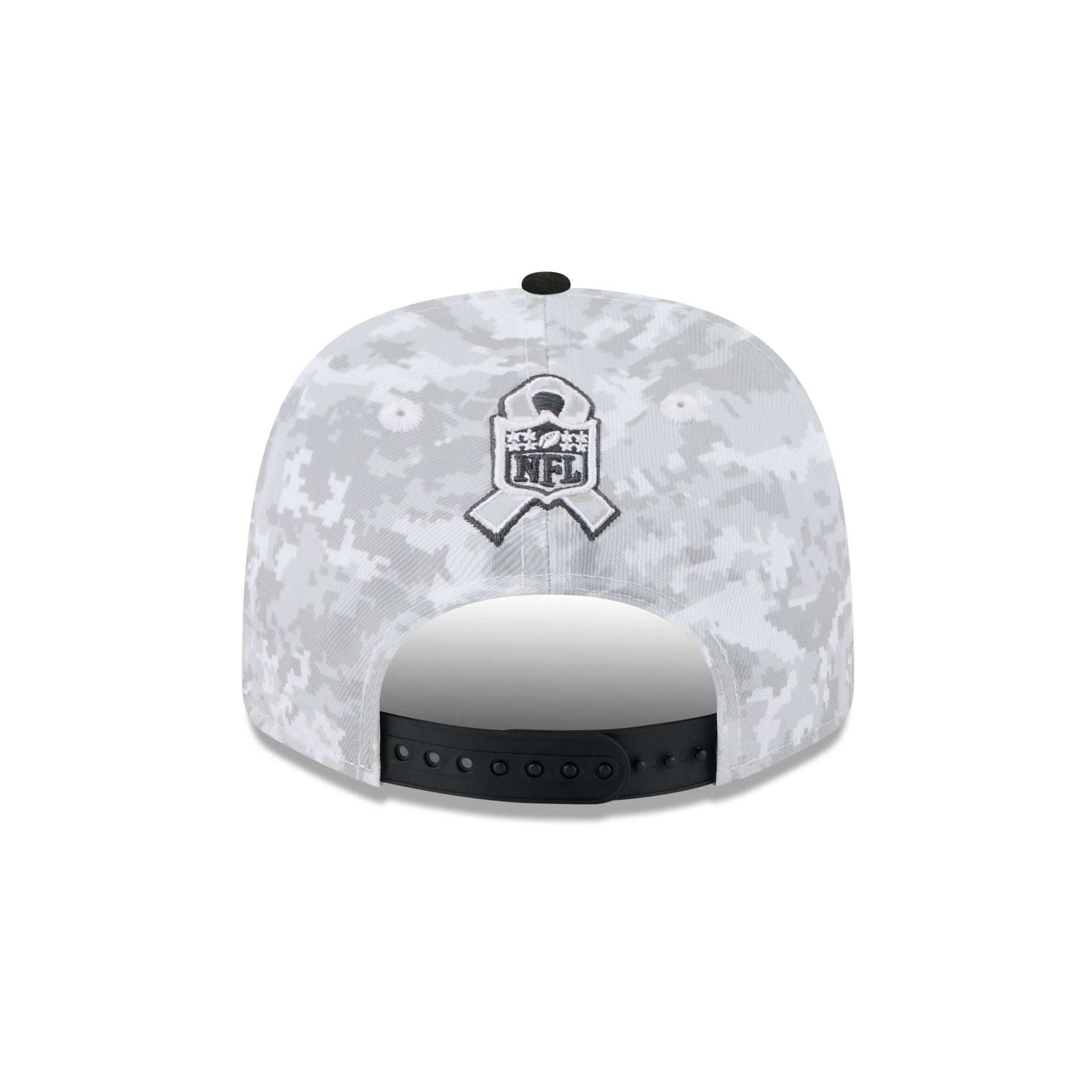 Atlanta Falcons 2025 Salute to Service Fan Gear 9SEVENTY Stretch-Snap Hat