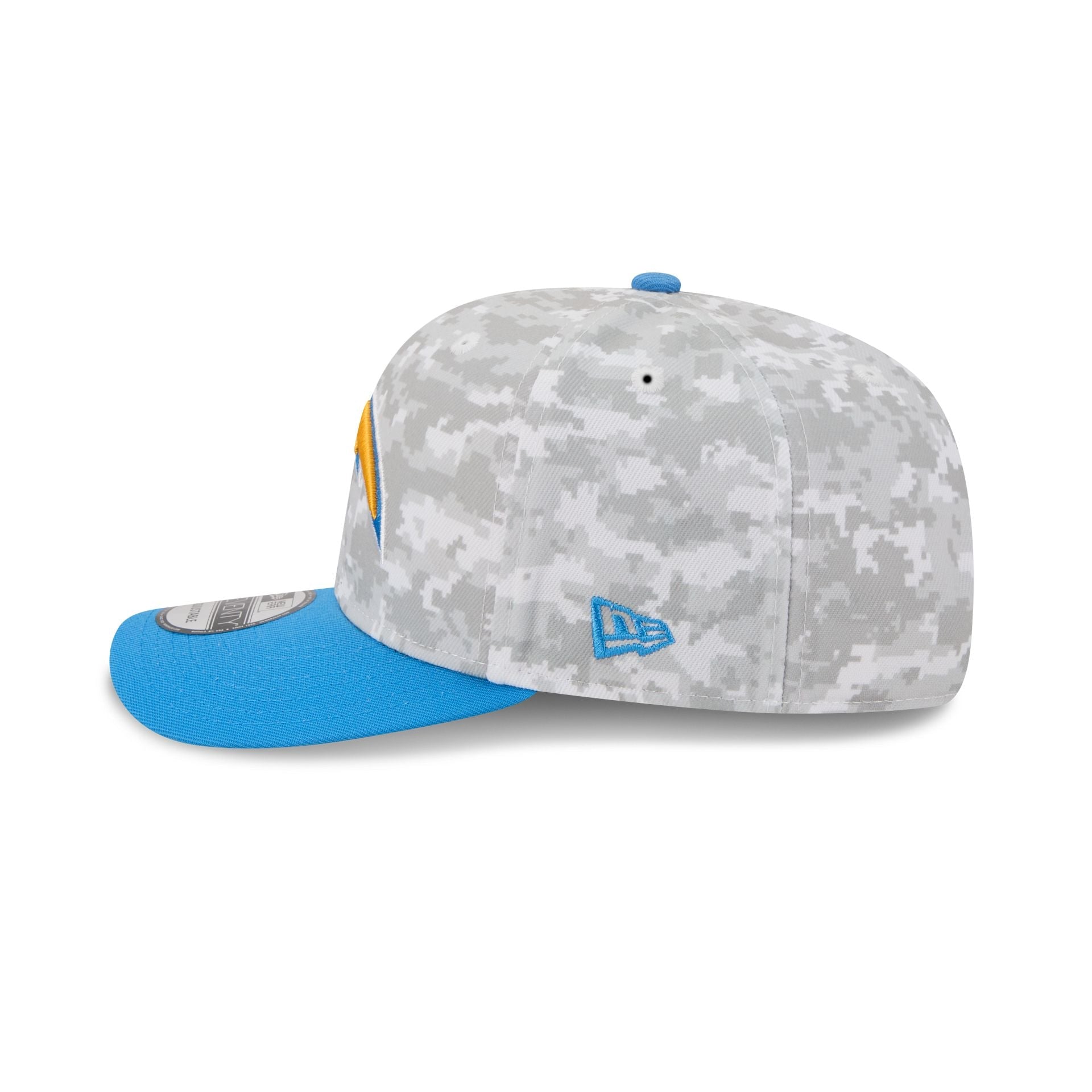 Los Angeles Chargers 2025 Salute to Service Fan Gear 9SEVENTY Stretch-Snap Hat