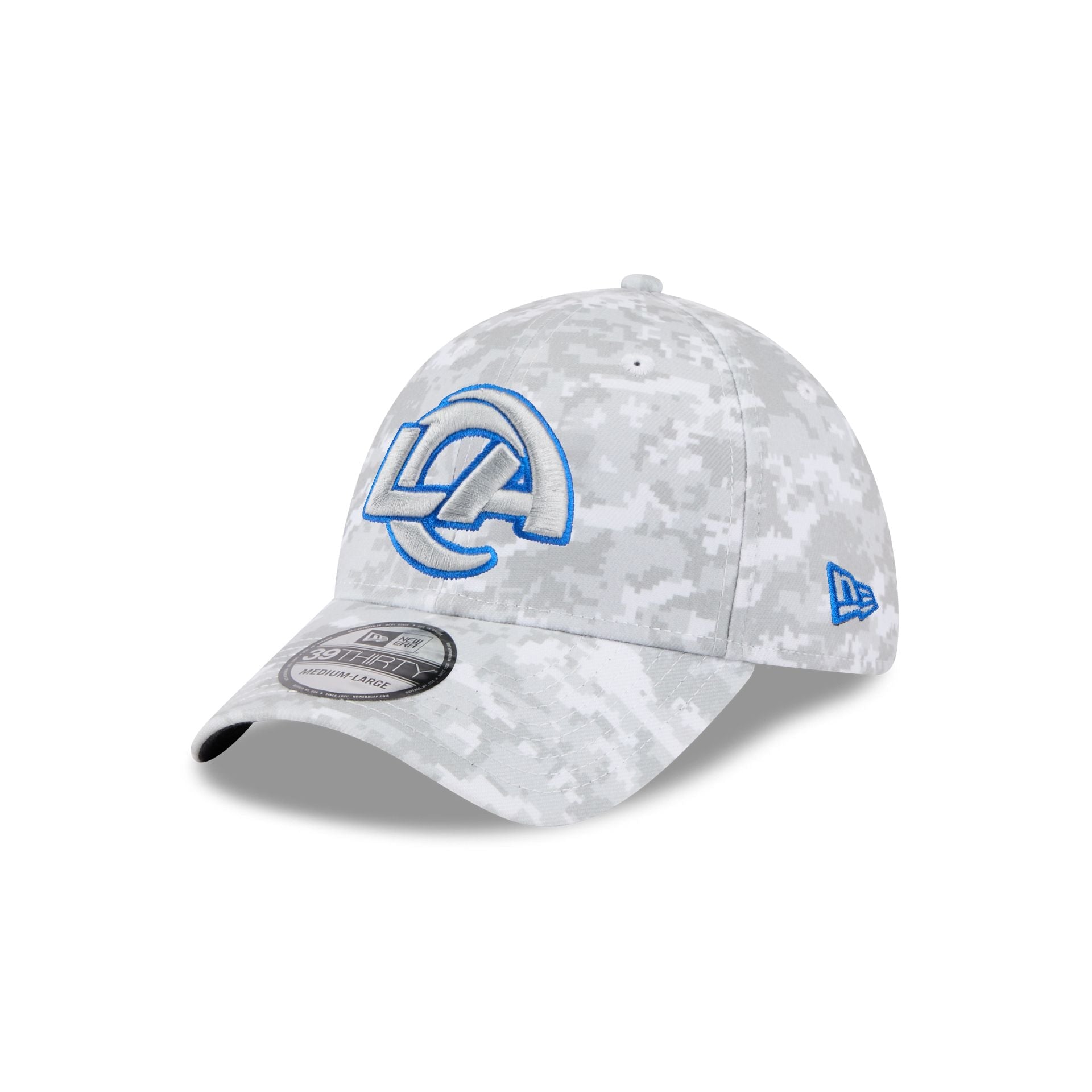Los Angeles Rams 2025 Salute to Service Fan Gear 39THIRTY Stretch Fit Hat