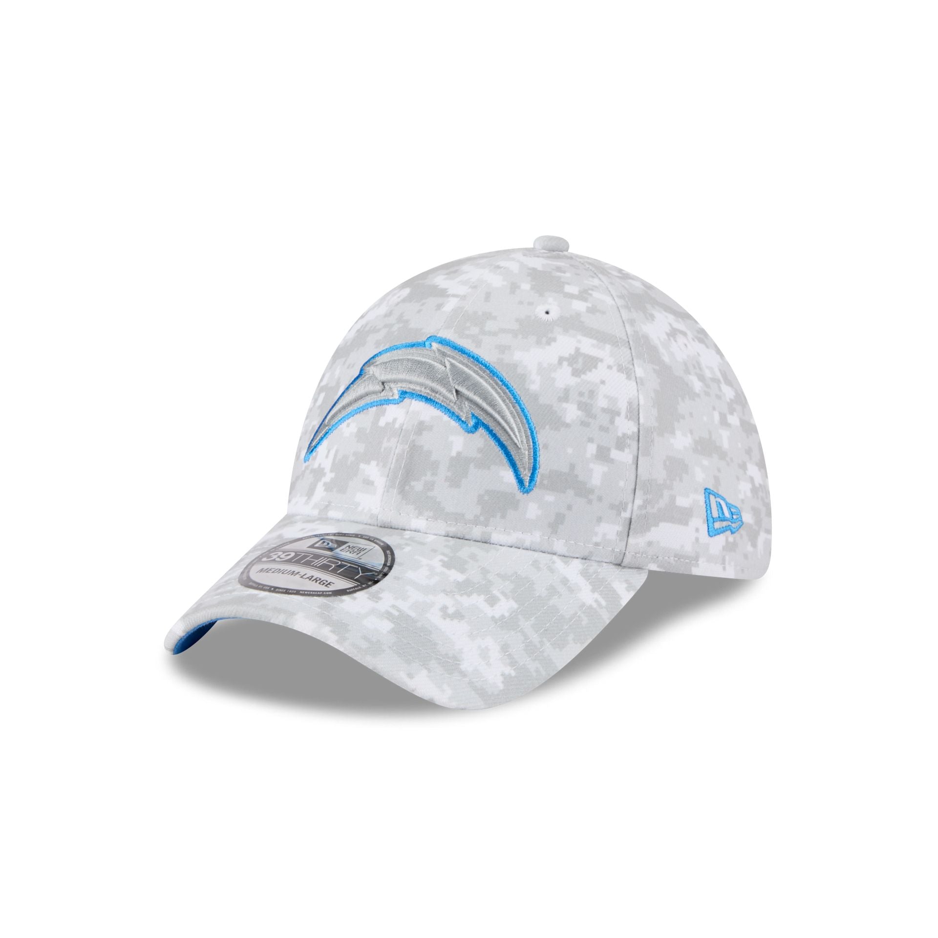 Los Angeles Chargers 2025 Salute to Service Fan Gear 39THIRTY Stretch Fit Hat