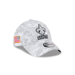 New Orleans Saints 2025 Salute to Service Fan Gear 39THIRTY Stretch Fit Hat