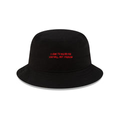 AC Milan Phrase Black Bucket Hat