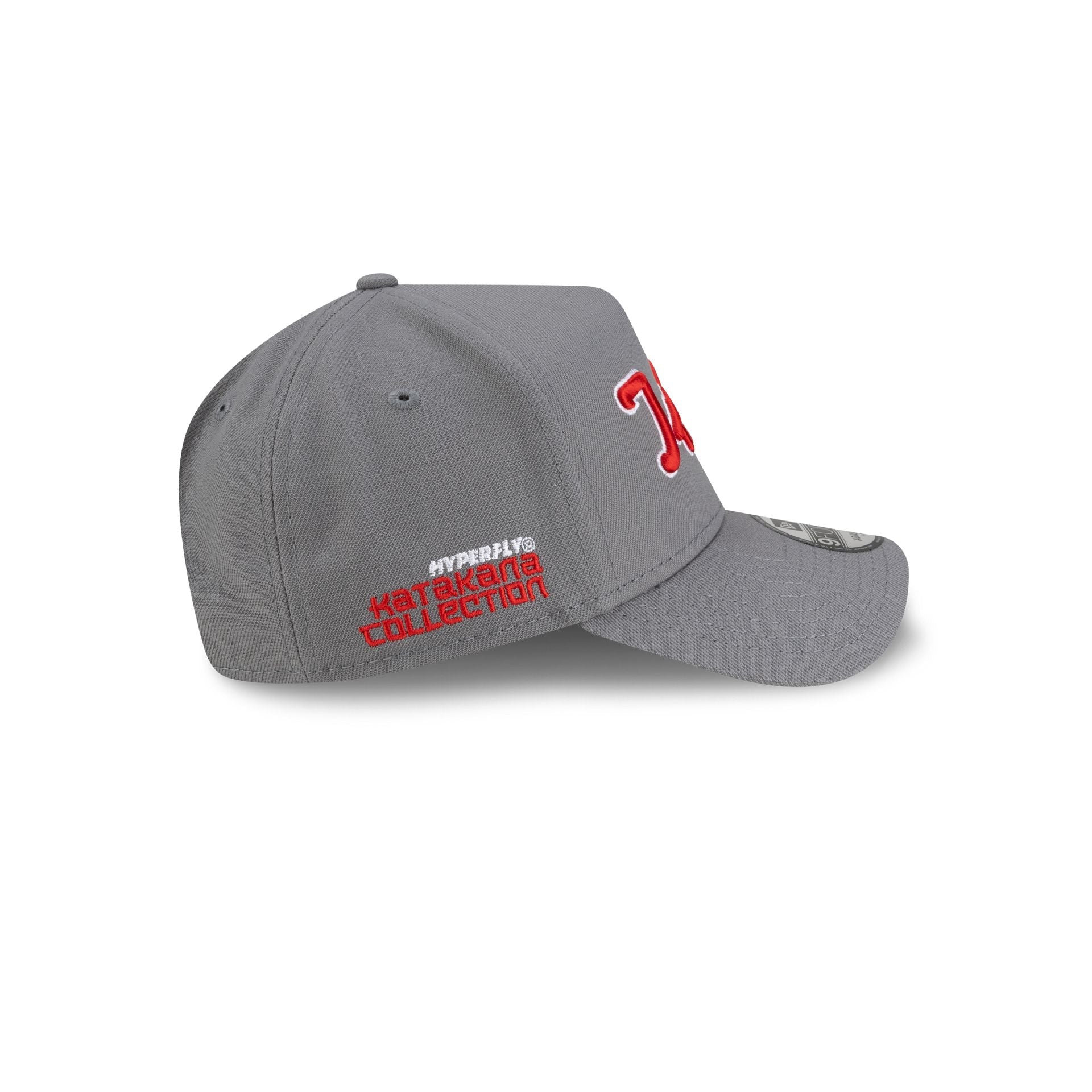 Hyperfly Katakana x Philadelphia Phillies Gray 9FORTY A-Frame Snapback Hat