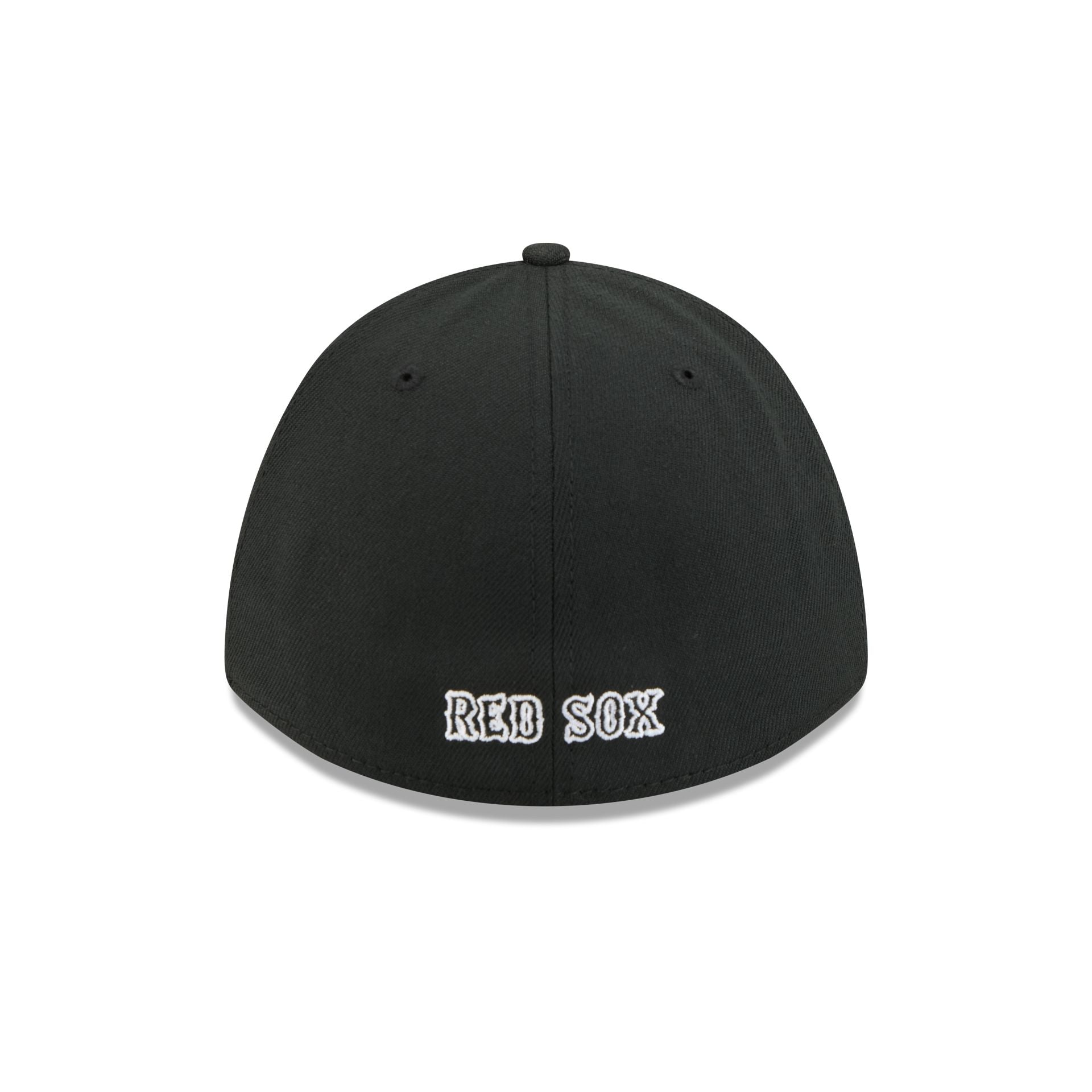 Boston Red Sox Black and White 39THIRTY M-Crown Stretch Fit Hat
