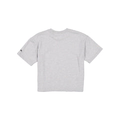 Chicago Blackhawks Glam Game Women's Cropped Heather Gray T-Shirt