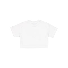 Boston Celtics Summer Women's White Cropped Jersey T-Shirt