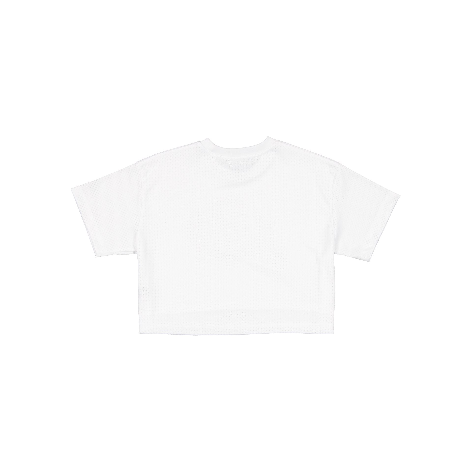 Atlanta Braves Summer Women's White Cropped Jersey T-Shirt