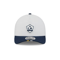 LA Galaxy 2026 MLS Kickoff 9FORTY M-Crown A-Frame Snapback Hat