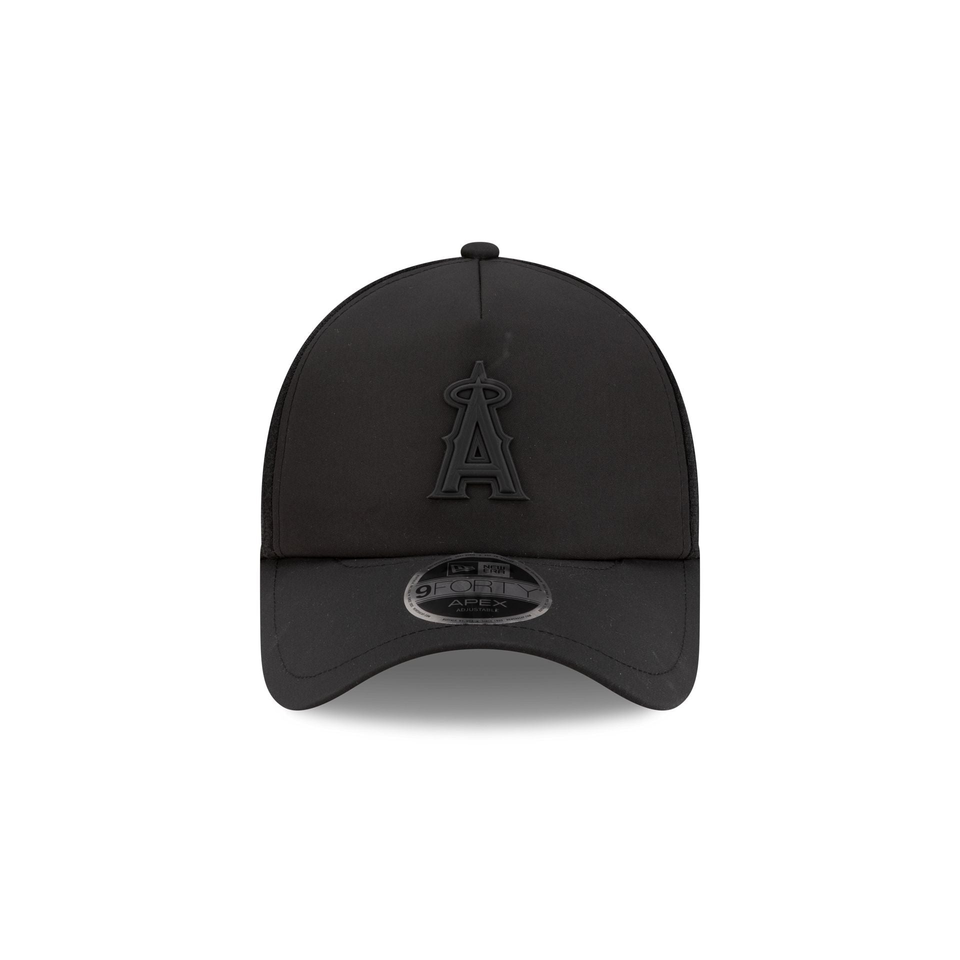 Los Angeles Angels 2026 Batting Practice Black 9FORTY APEX Trucker Hat