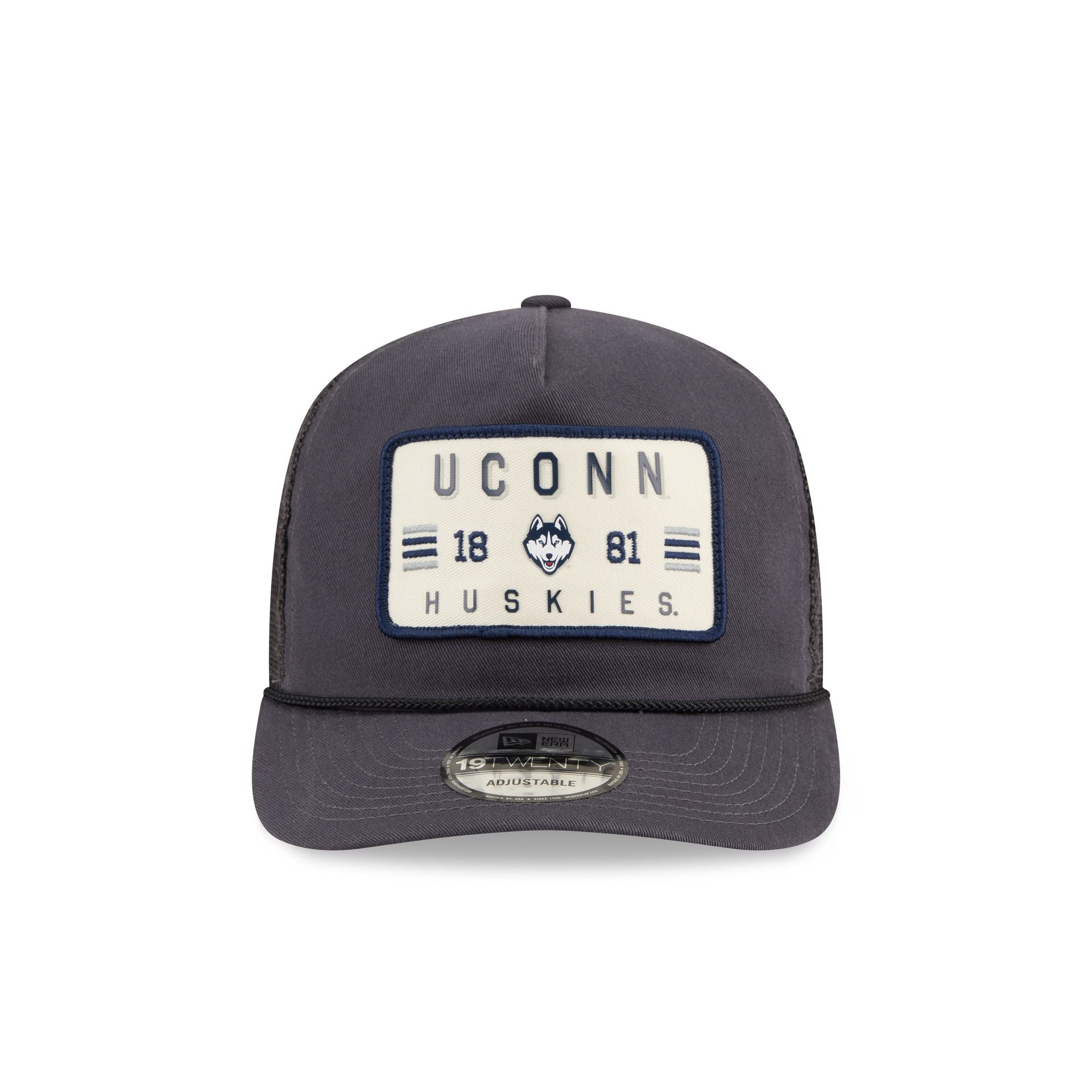 Connecticut Huskies Washed Graphite 19TWENTY Trucker Hat