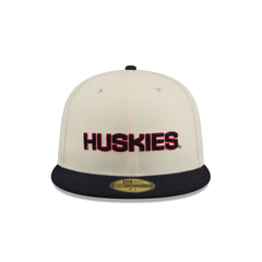 Connecticut Huskies Two Tone Stitch 59FIFTY Fitted Hat