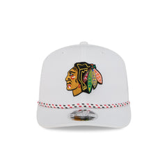 Chicago Blackhawks Optic White Performance Rope 9SEVENTY Stretch-Snap Hat