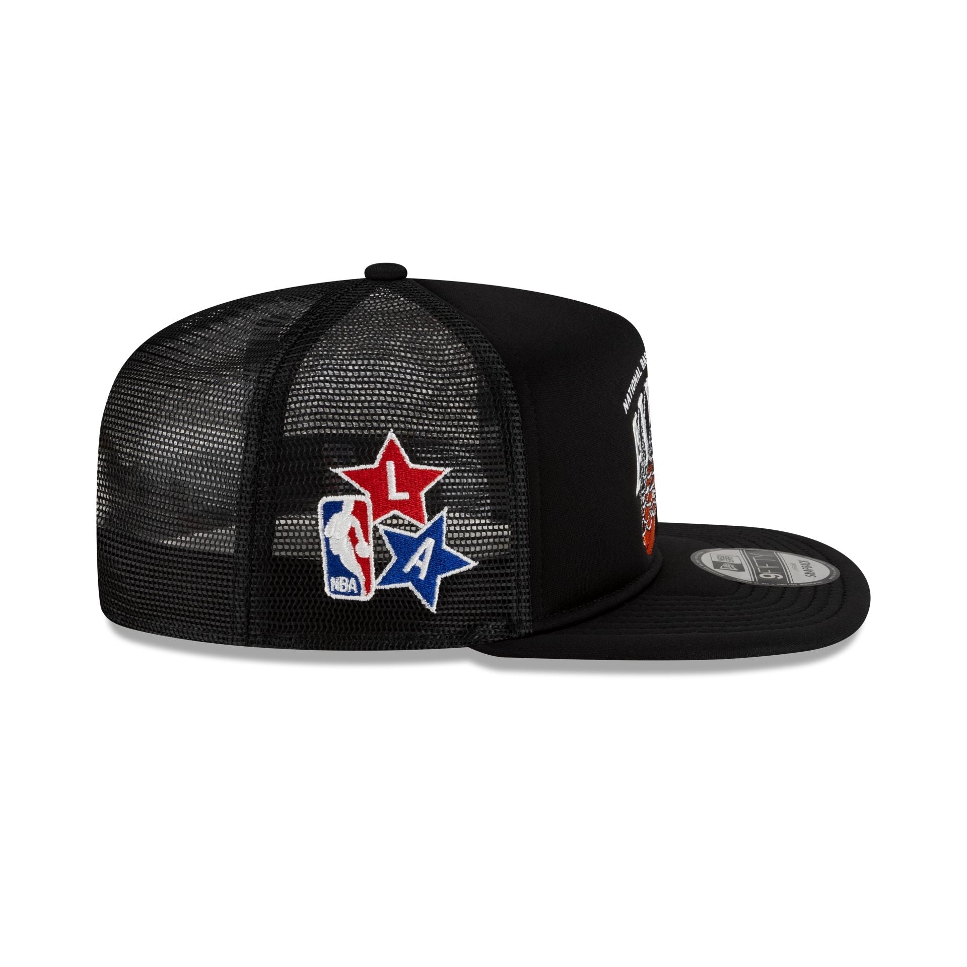 Alpha Industries 2026 NBA All-Star Game Black 9FIFTY A-Frame Trucker Hat