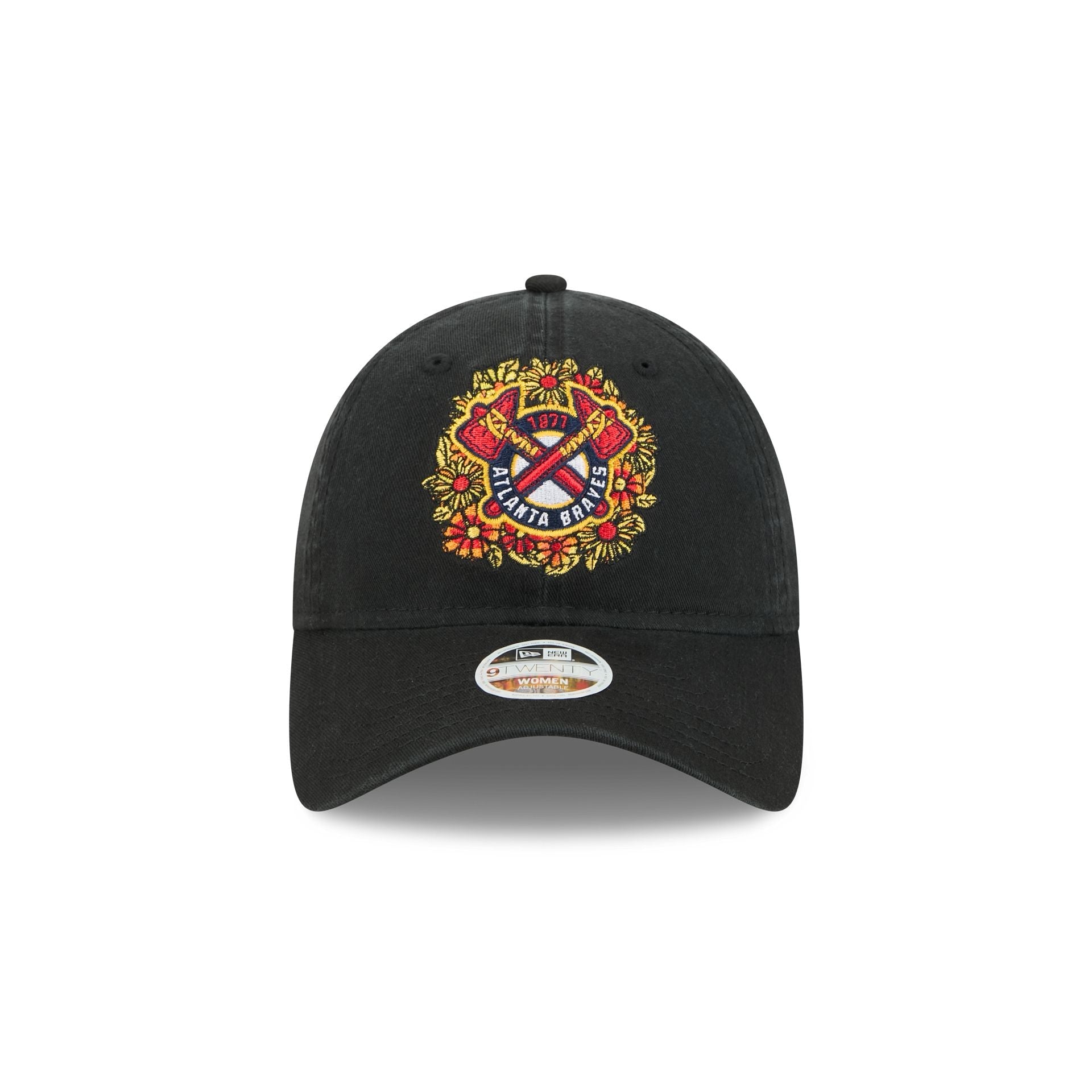 Atlanta Braves Day of the Dead Floral 9TWENTY Adjustable Hat