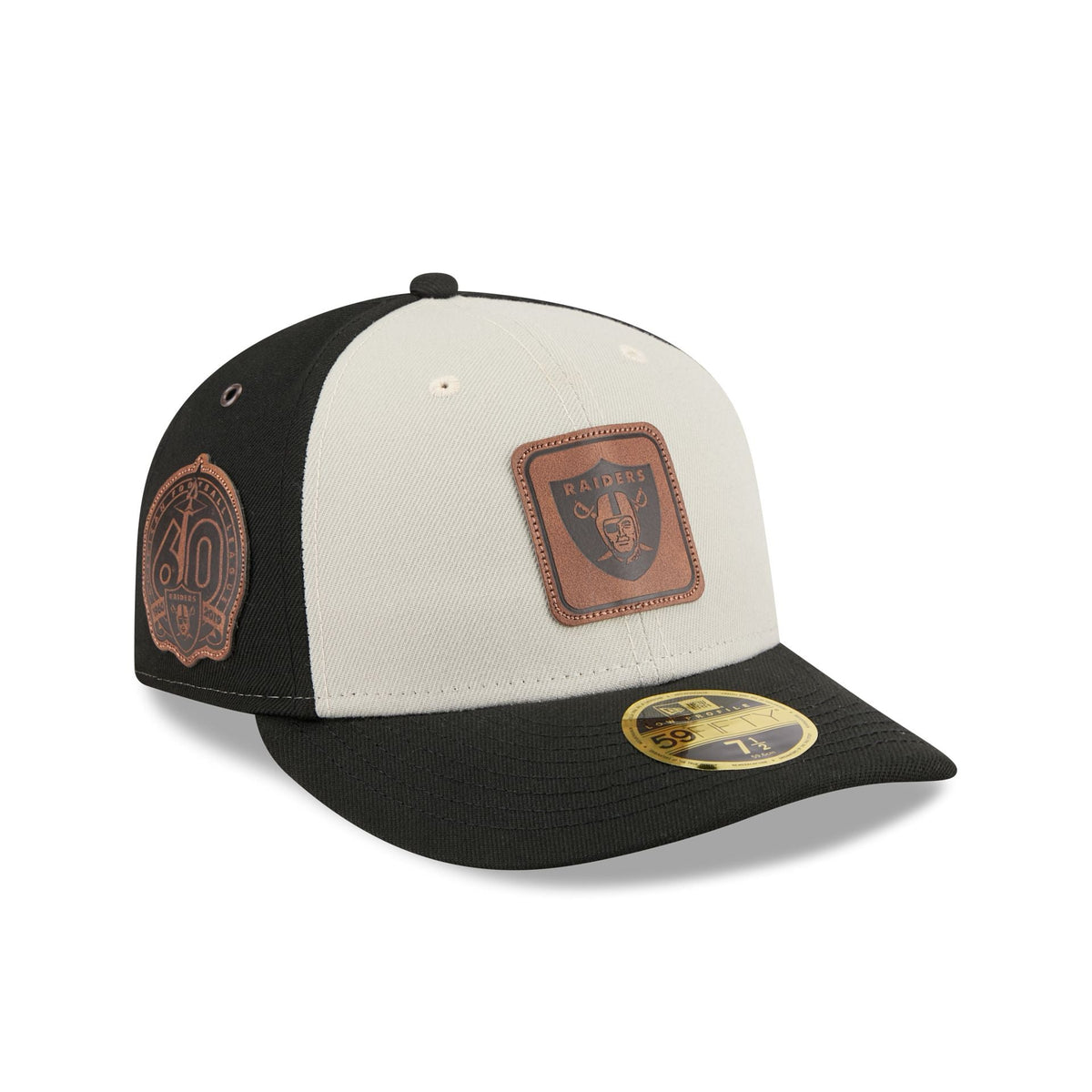 Las Vegas Raiders Quilted Low Profile 59FIFTY Fitted Hat