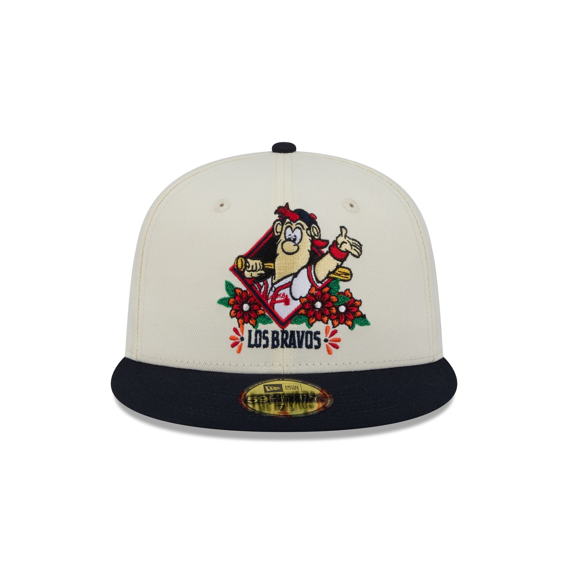 Atlanta Braves Day of the Dead Sugar Skull Mascot 59FIFTY Fitted Hat