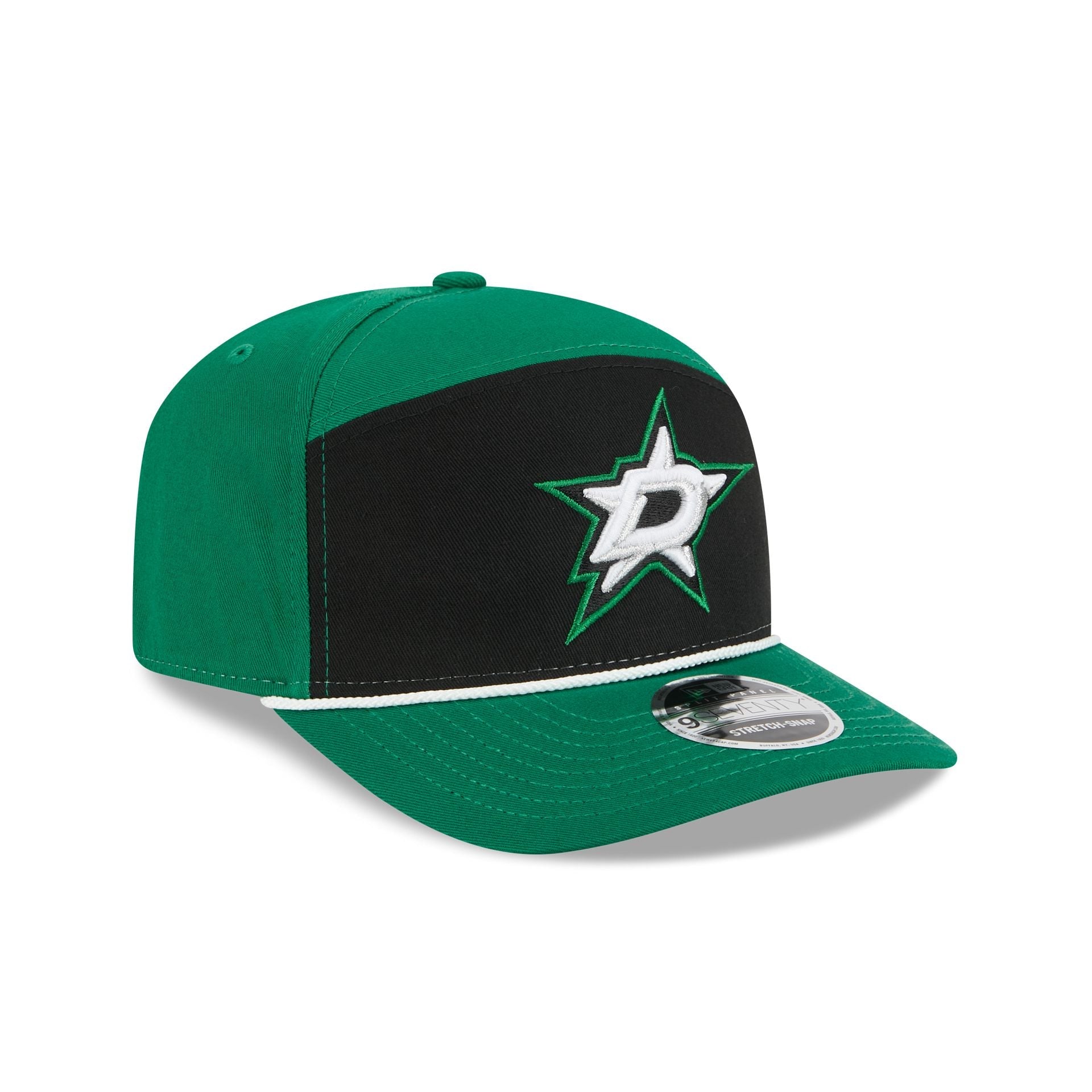 Dallas Stars Split Panel 9SEVENTY Stretch-Snap Hat