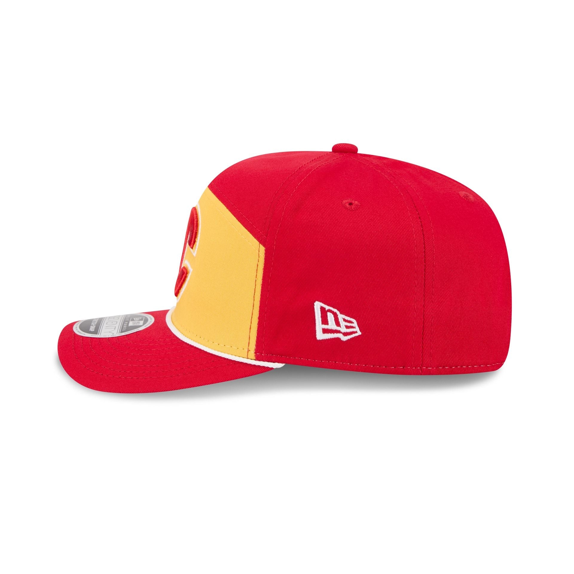Calgary Flames Split Panel 9SEVENTY Stretch-Snap Hat