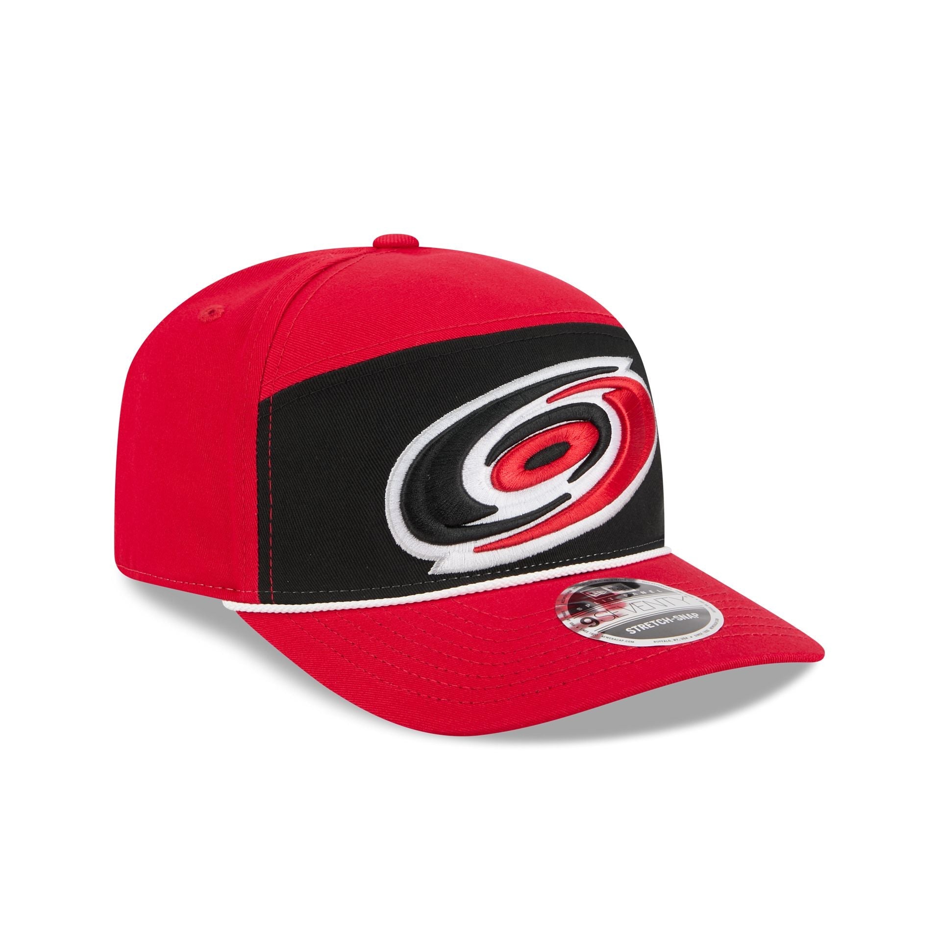 Carolina Hurricanes Split Panel 9SEVENTY Stretch-Snap Hat