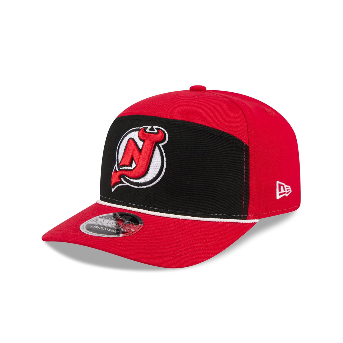 New Jersey Devils Split Panel 9SEVENTY Stretch-Snap Hat