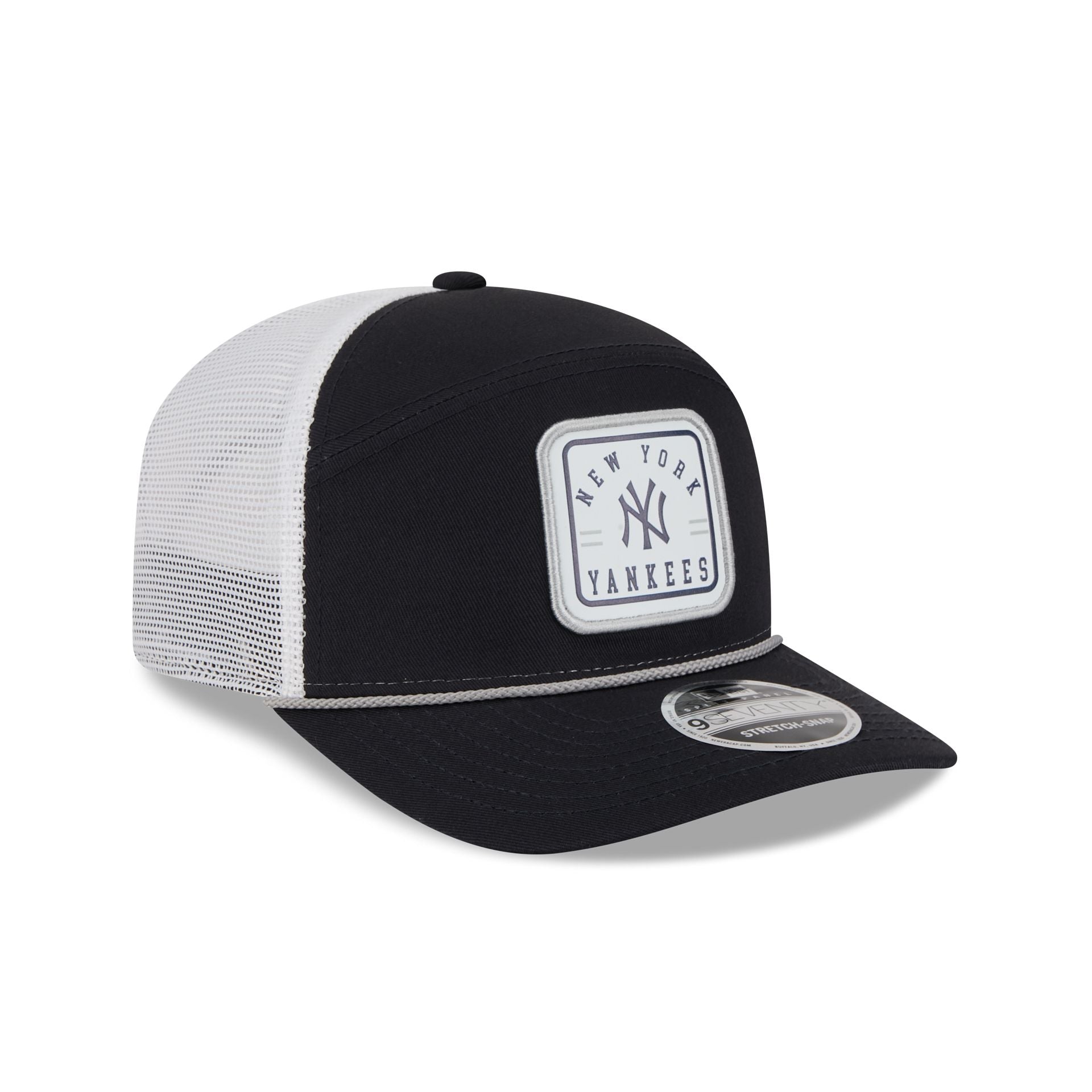 New York Yankees Square Patch Split Panel 9SEVENTY Trucker Hat
