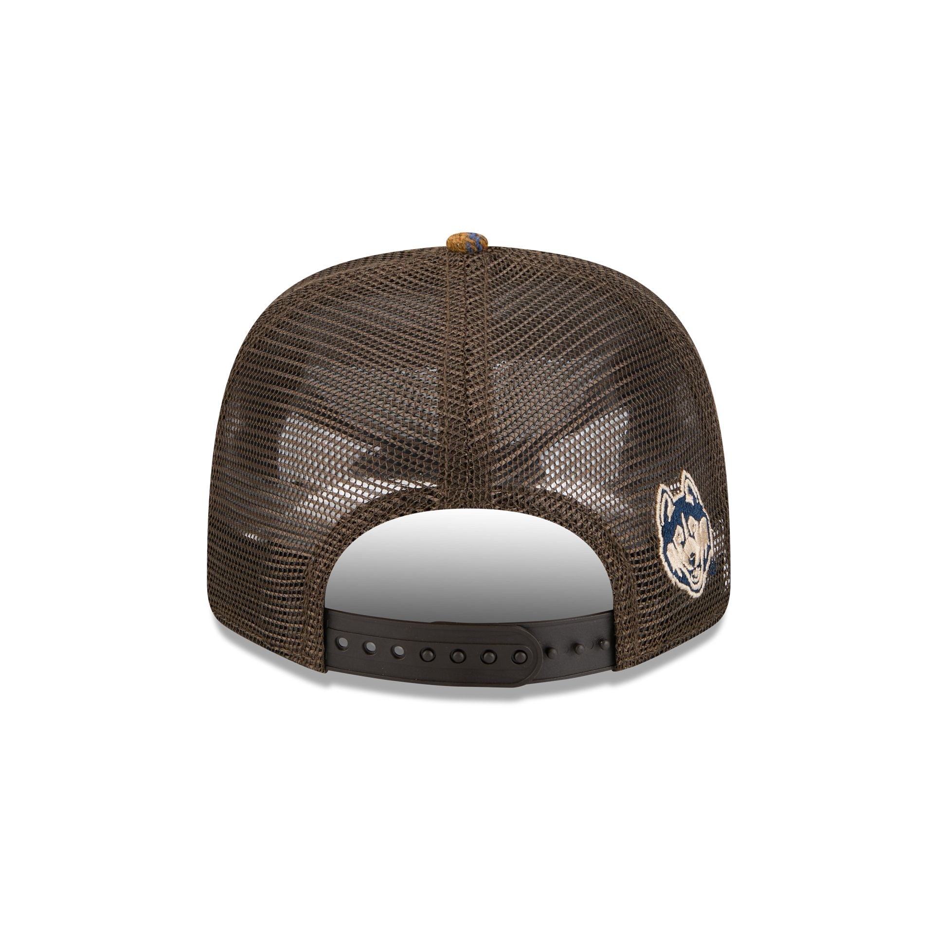 Connecticut Huskies Wool Plaid 9SEVENTY Trucker Hat