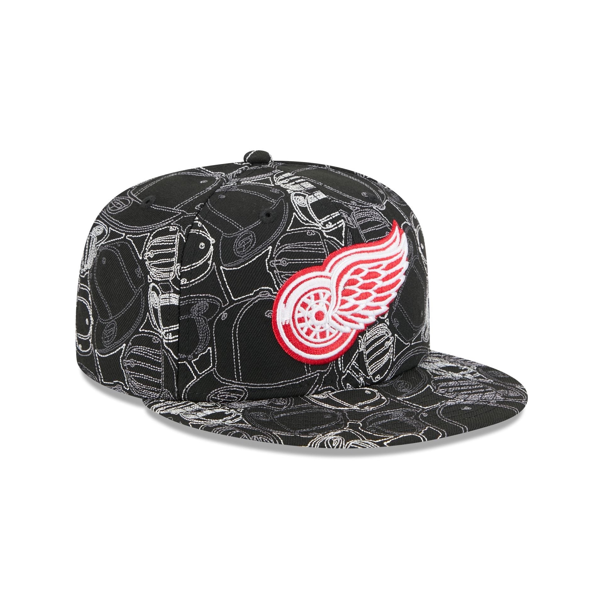 Detroit Red Wings Cap Scramble 59FIFTY Fitted Hat
