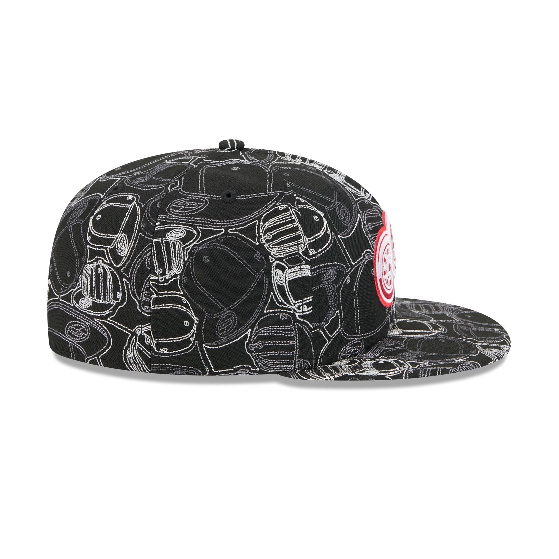 Detroit Red Wings Cap Scramble 59FIFTY Fitted Hat