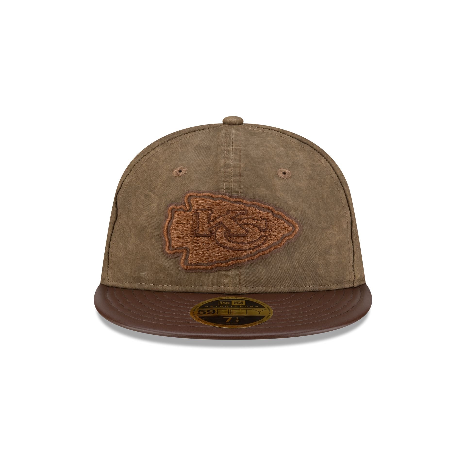 Kansas City Chiefs Utility Linen Retro Crown 59FIFTY Fitted Hat