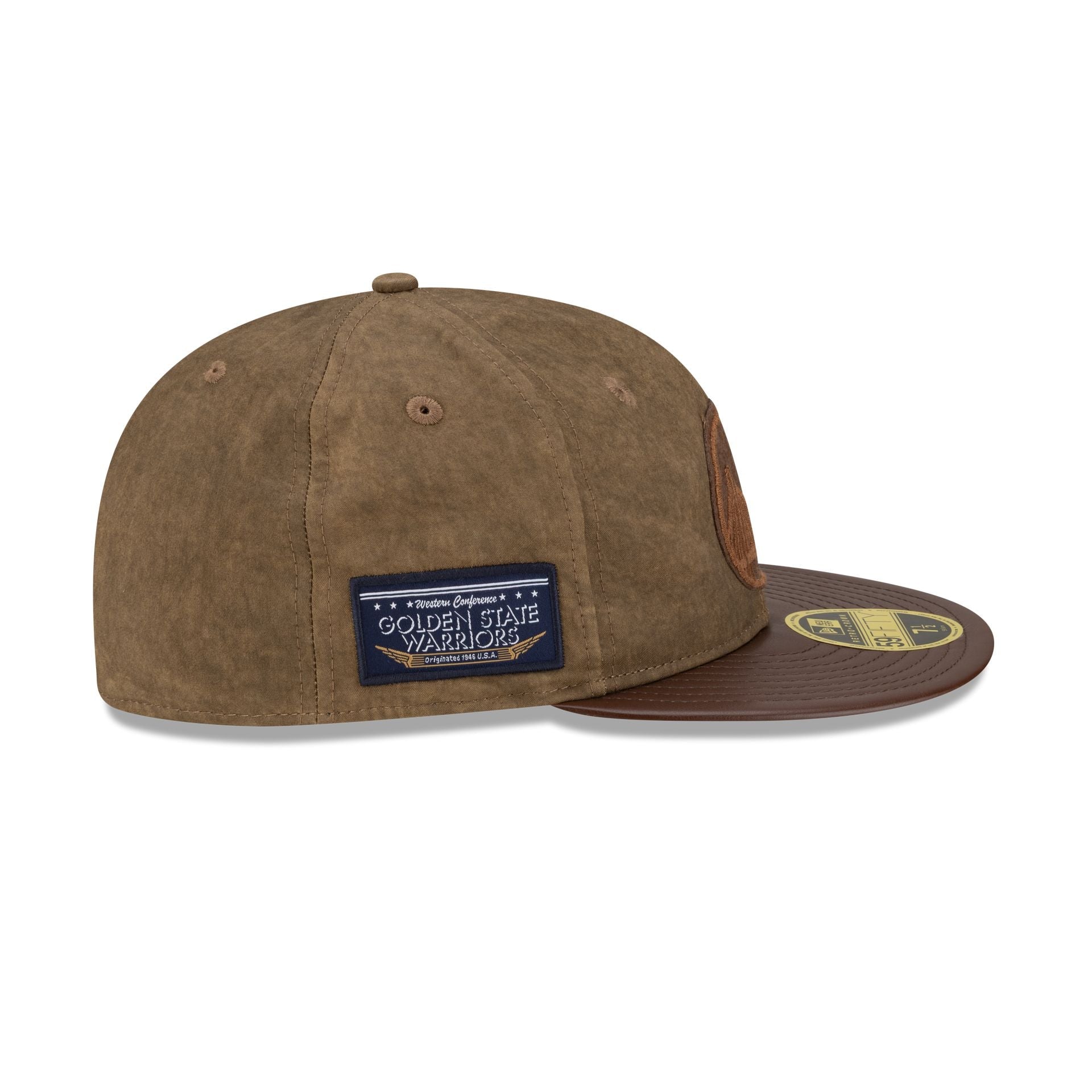 Golden State Warriors Utility Linen Retro Crown 59FIFTY Fitted Hat