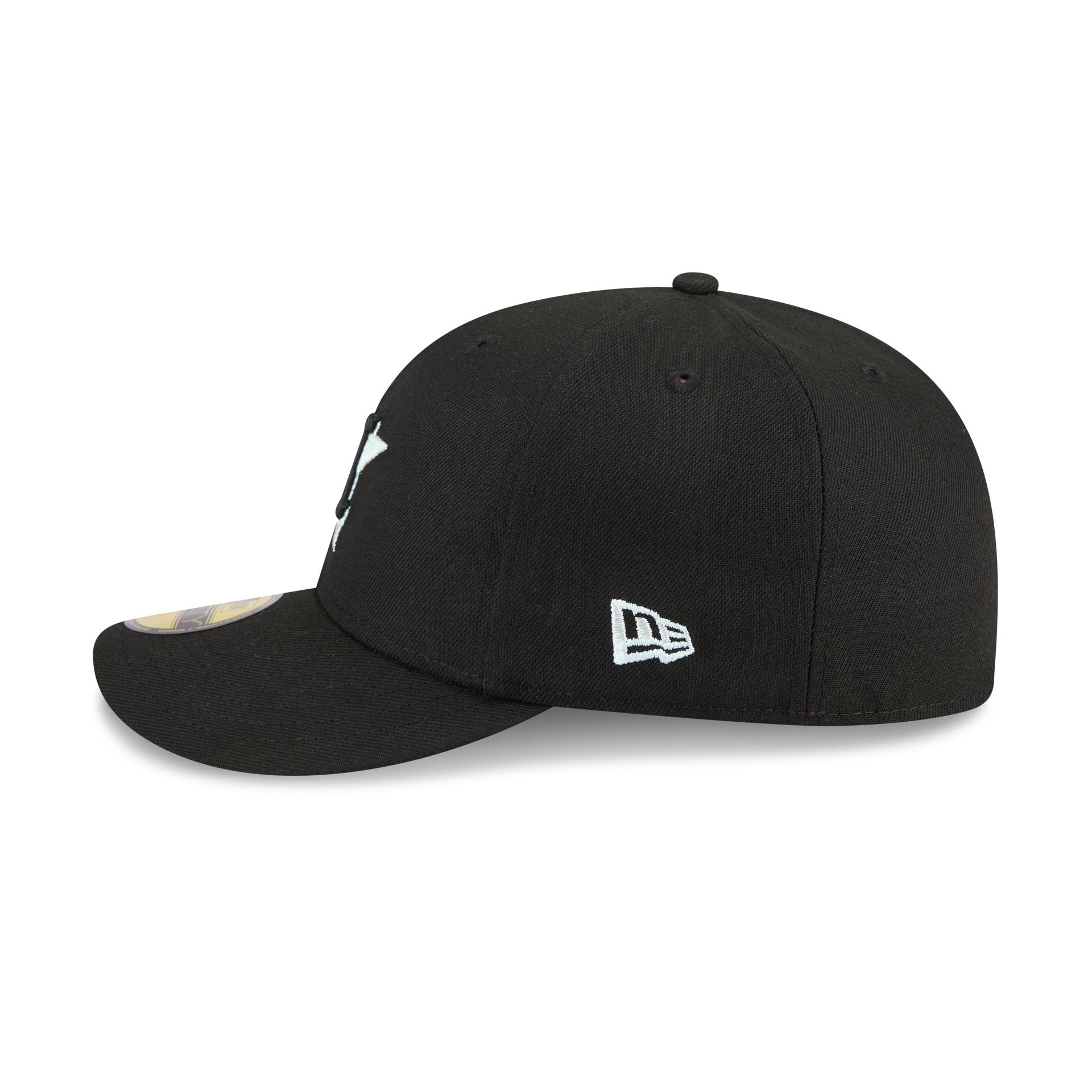 Houston Astros Black Pre-Curve 59FIFTY Fitted Hat