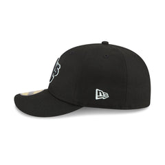 Athletics Black Pre-Curve 59FIFTY Fitted Hat