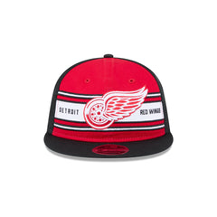 Detroit Red Wings Team Stripes Retro Crown 9FIFTY Snapback Hat