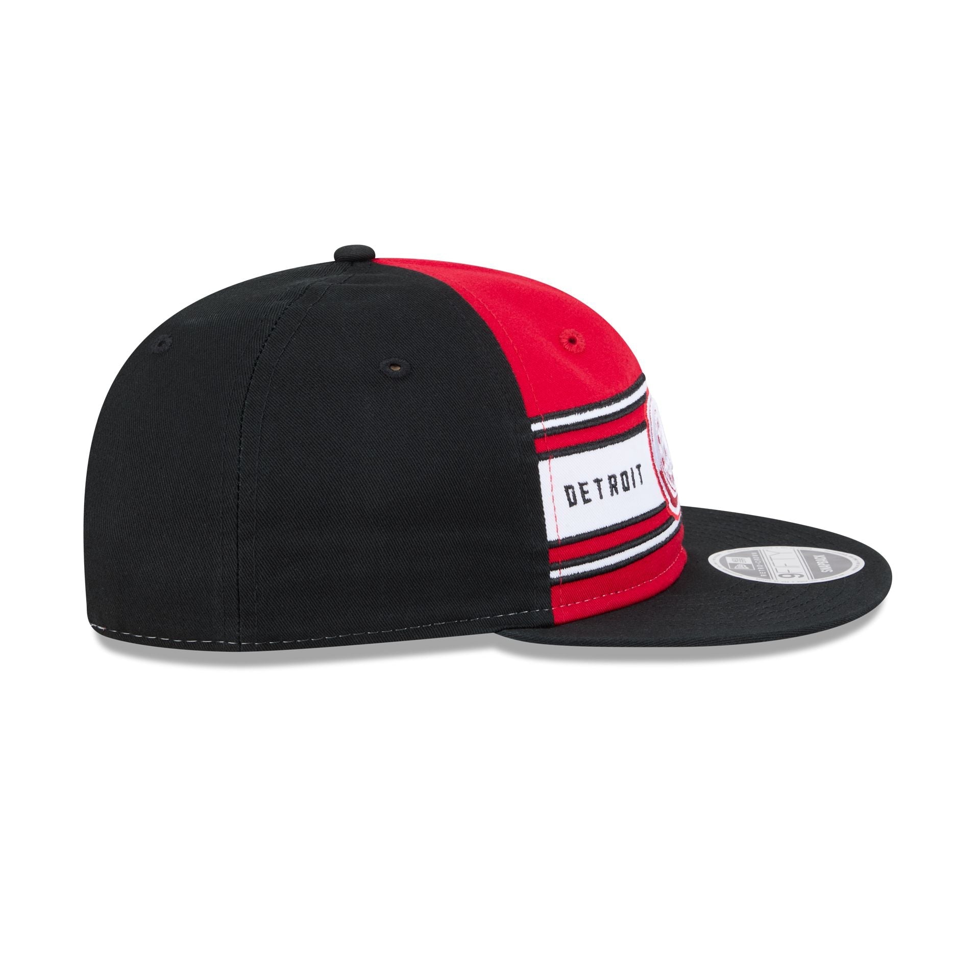 Detroit Red Wings Team Stripes Retro Crown 9FIFTY Snapback Hat