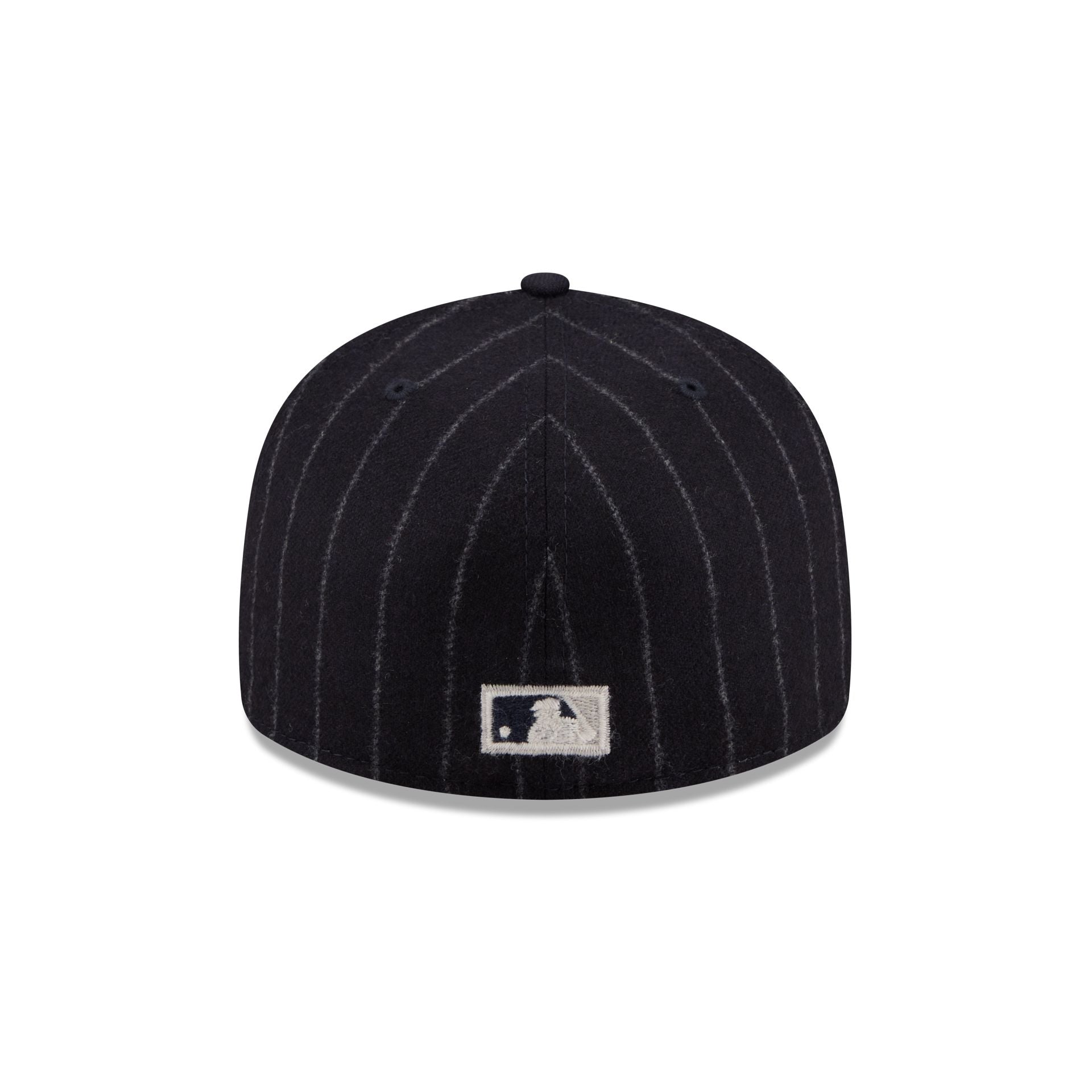 Atlanta Braves Pinstripe Merino & Cashmere Moon 59FIFTY Fitted Hat