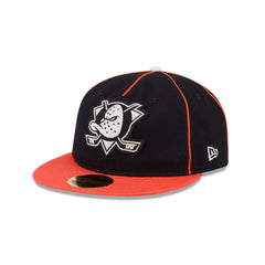 Anaheim Ducks Felt Logo Retro Crown 59FIFTY Fitted Hat