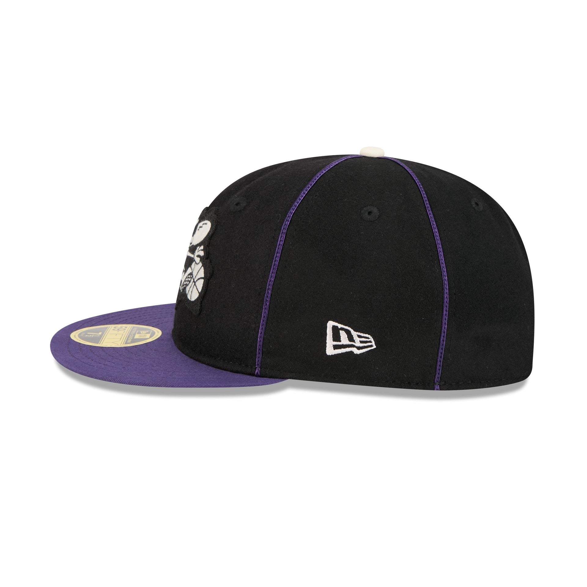 Charlotte Hornets Felt Logo Retro Crown 59FIFTY Fitted Hat