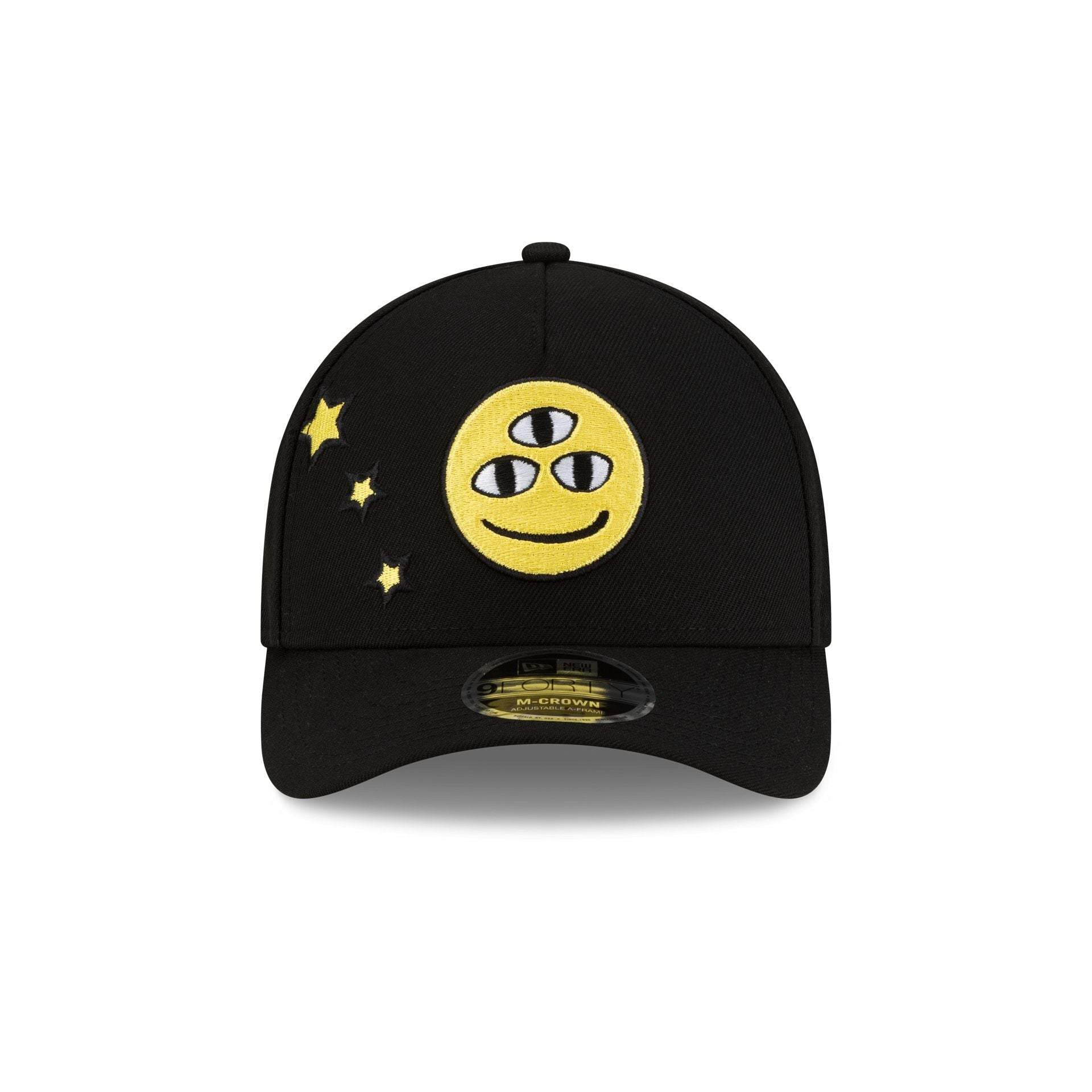 DISHIN® Black 9FORTY M-Crown A-Frame Snapback Hat