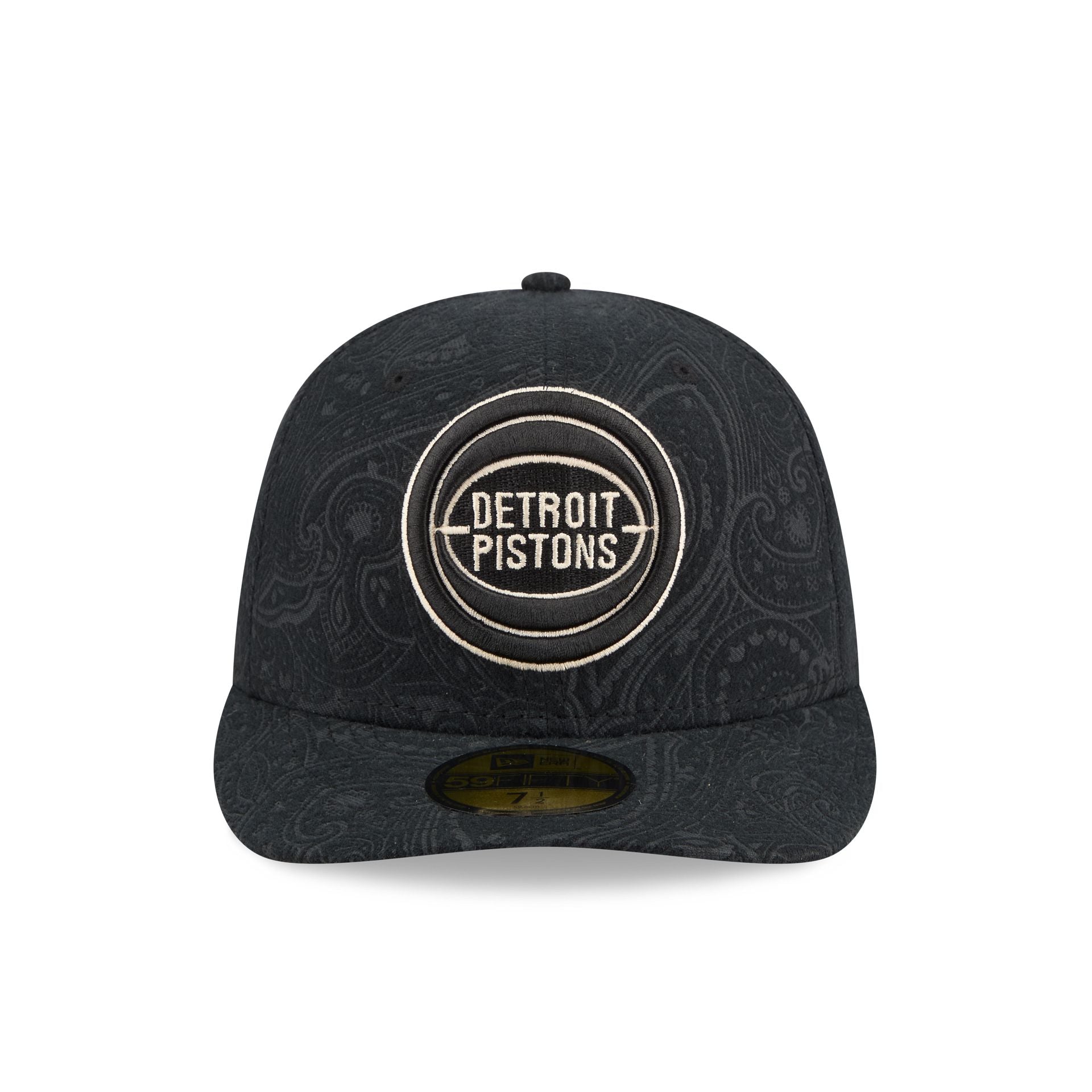 Detroit Pistons Three Looms Brushed Cotton 59FIFTY Fitted Hat