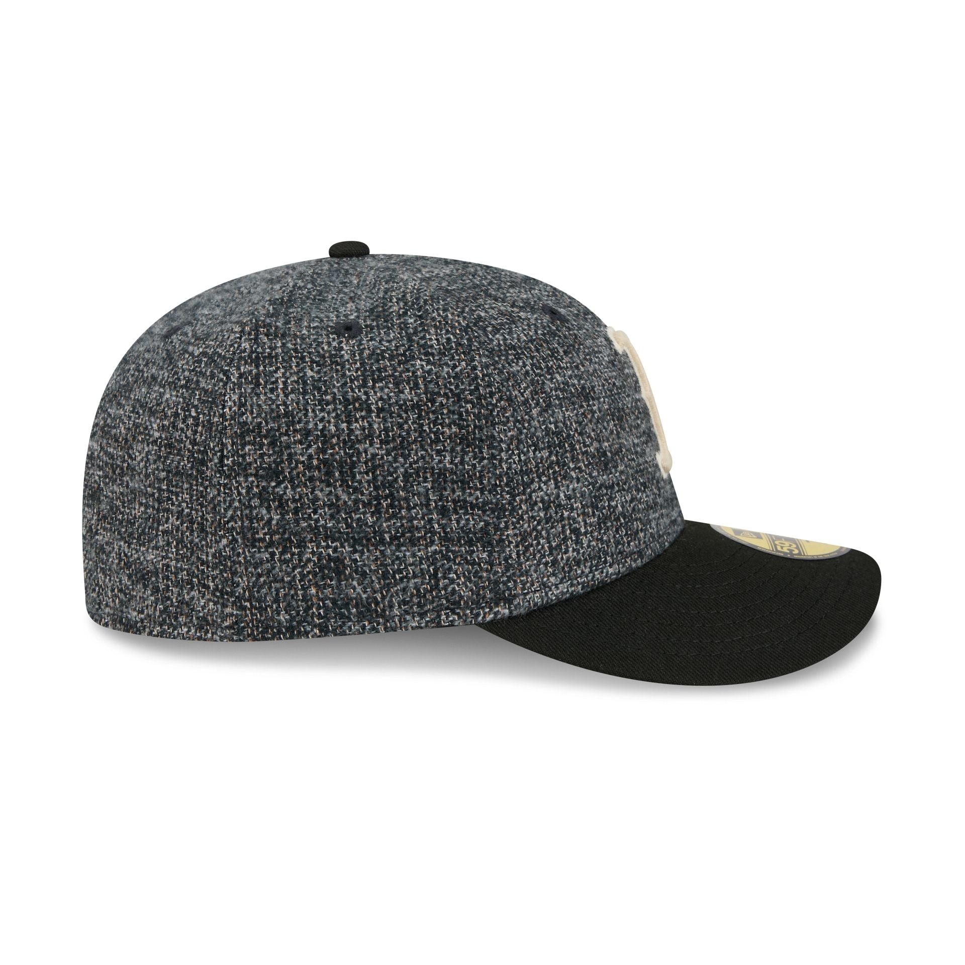 Boston Red Sox Three Looms Tweedy Cotton Black 59FIFTY Fitted Hat