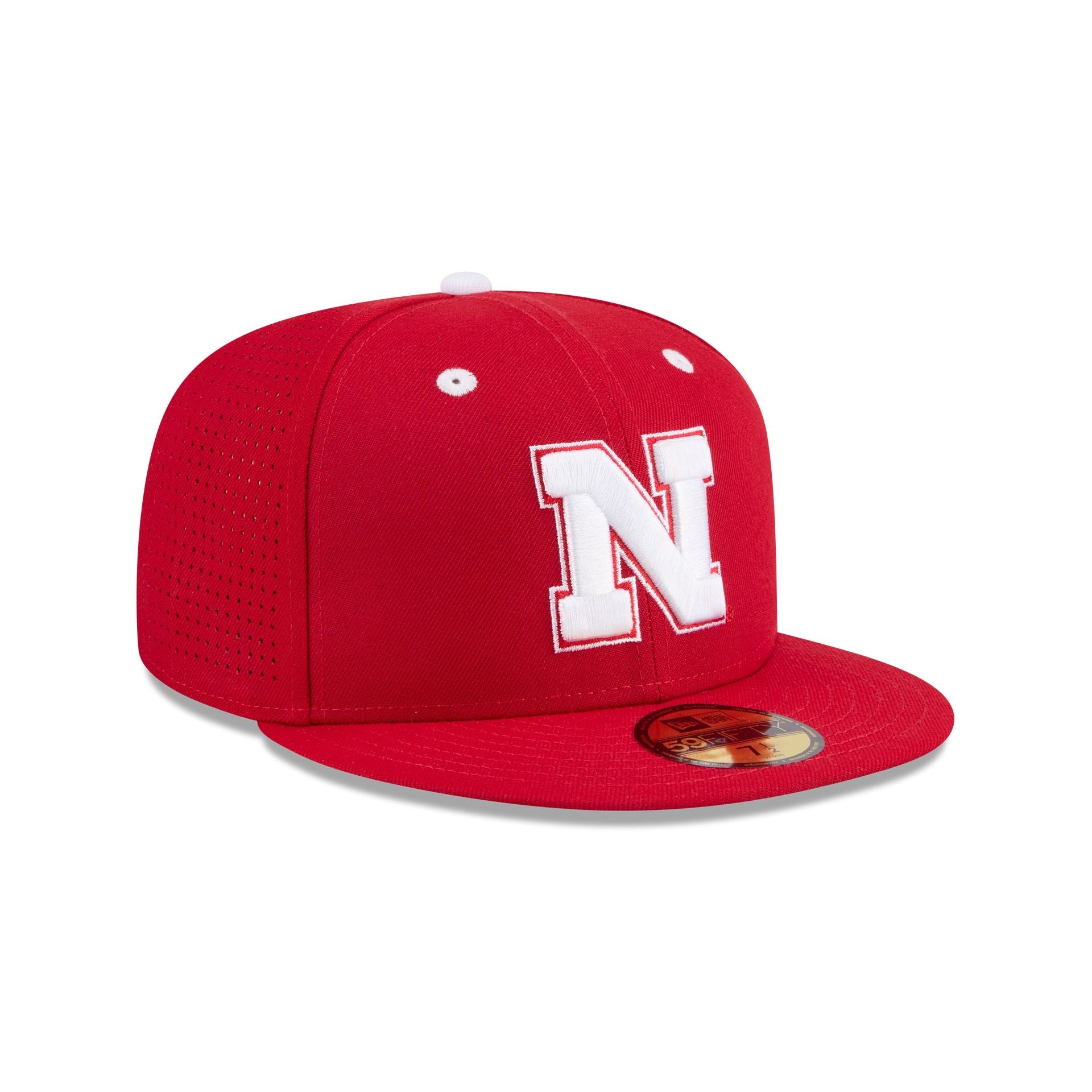 New Era x adidas Nebraska Cornhuskers Scarlet 59FIFTY Fitted Hat