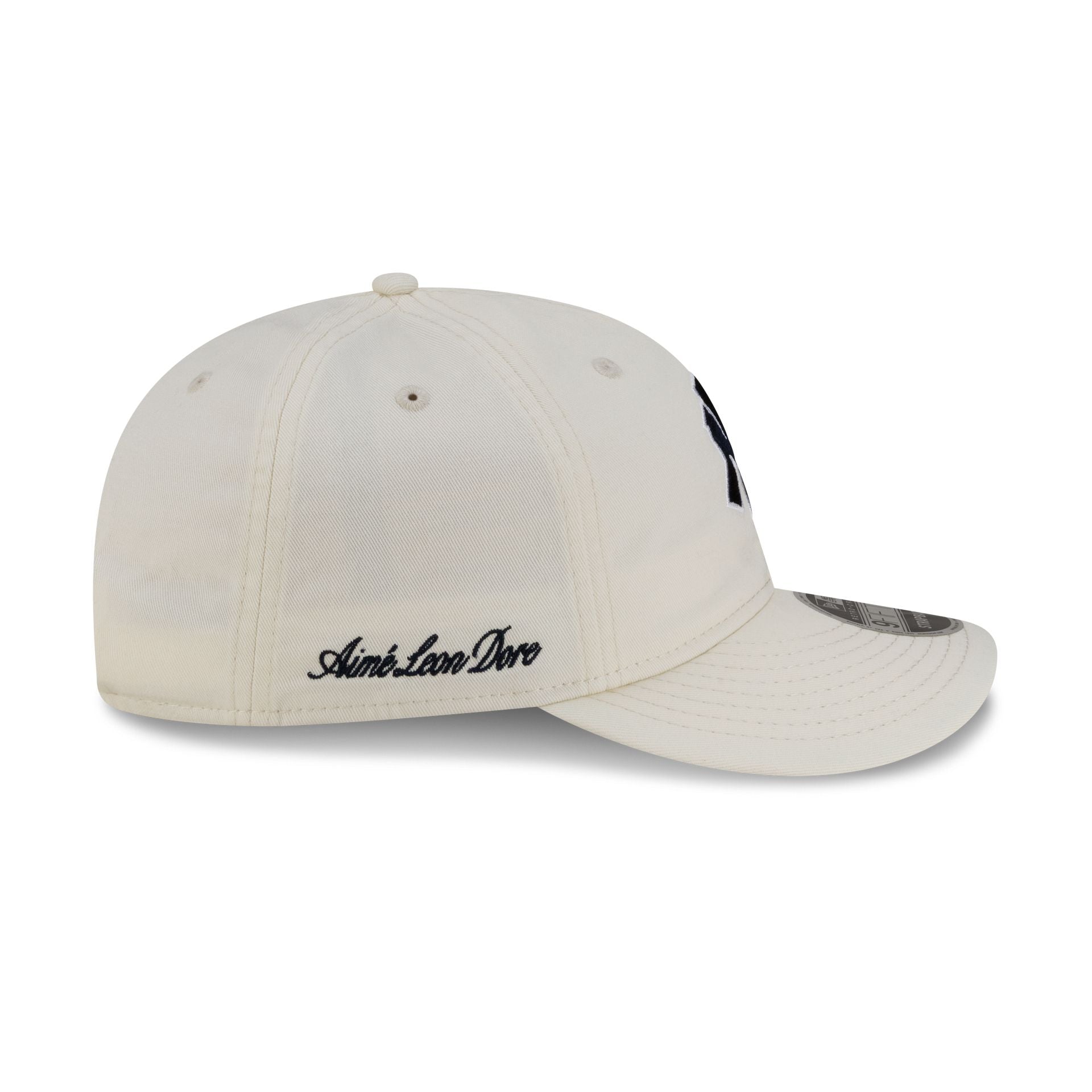 Aim�� Leon Dore New York Yankees Chrome White Retro Crown 9FIFTY Strapback Hat