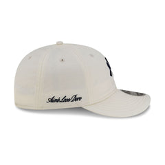 Aim�� Leon Dore New York Yankees Chrome White Retro Crown 9FIFTY Strapback Hat