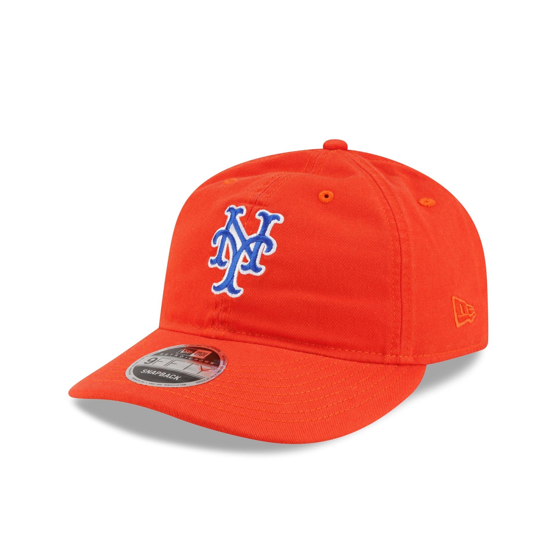 Aim�� Leon Dore New York Mets Orange Retro Crown 9FIFTY Strapback Hat