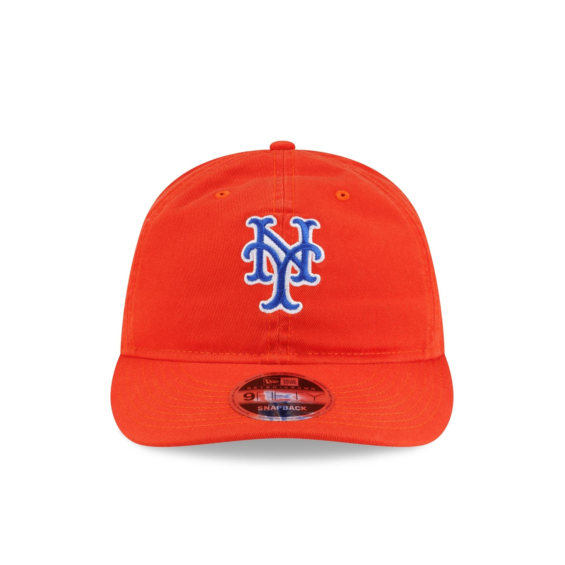 Aim�� Leon Dore New York Mets Orange Retro Crown 9FIFTY Strapback Hat