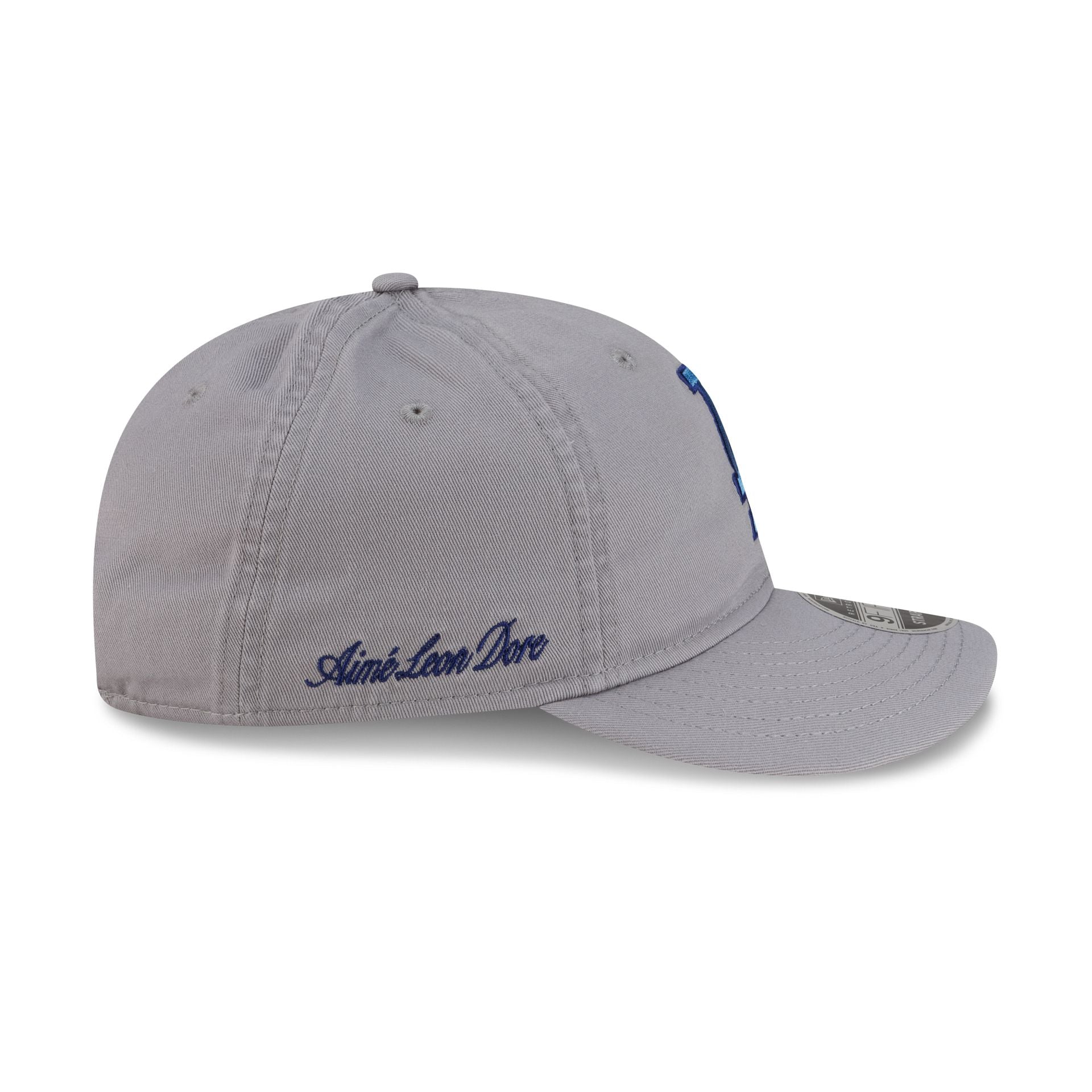 Aim�� Leon Dore Los Angeles Dodgers Gray Retro Crown 9FIFTY Strapback Hat