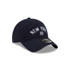New York Yankees Stack Script 9TWENTY Adjustable Hat